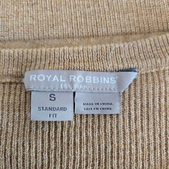 Royal Robbins Women's Wool Blend Camel Brown Textured Knit Sweater Small - Picture 14 of 16